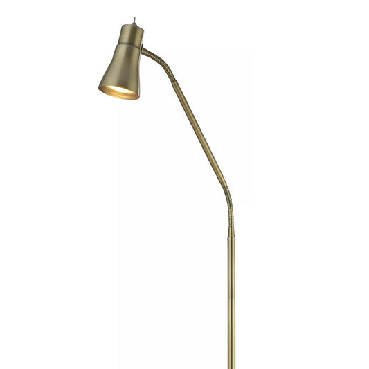 Antique Brass Modern Floor Lamp with Adjustable Head 167cm