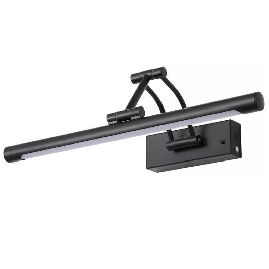 Matt Black LED Rechargeable Adjustable Picture Light 43.5cm